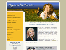 Tablet Screenshot of hypnosisforwomenonline.com